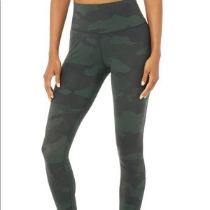 Alo Yoga High Waist Vapor Camo Leggings XXS